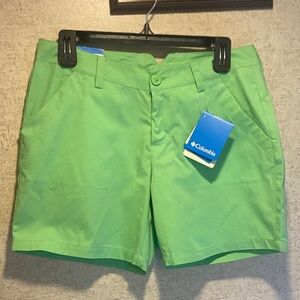 Columbia Women's Vibrant Green Shorts